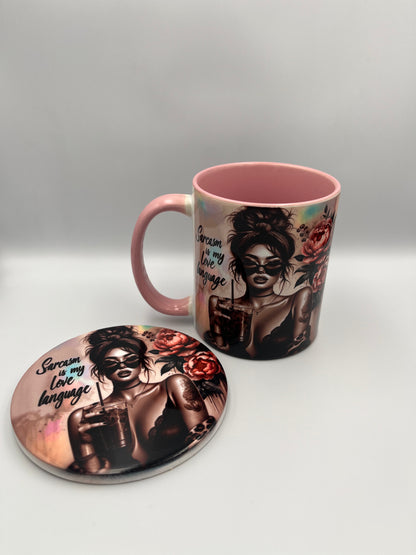 Sarcasm Is My Love Language Mug – Embrace Your Inner Wit