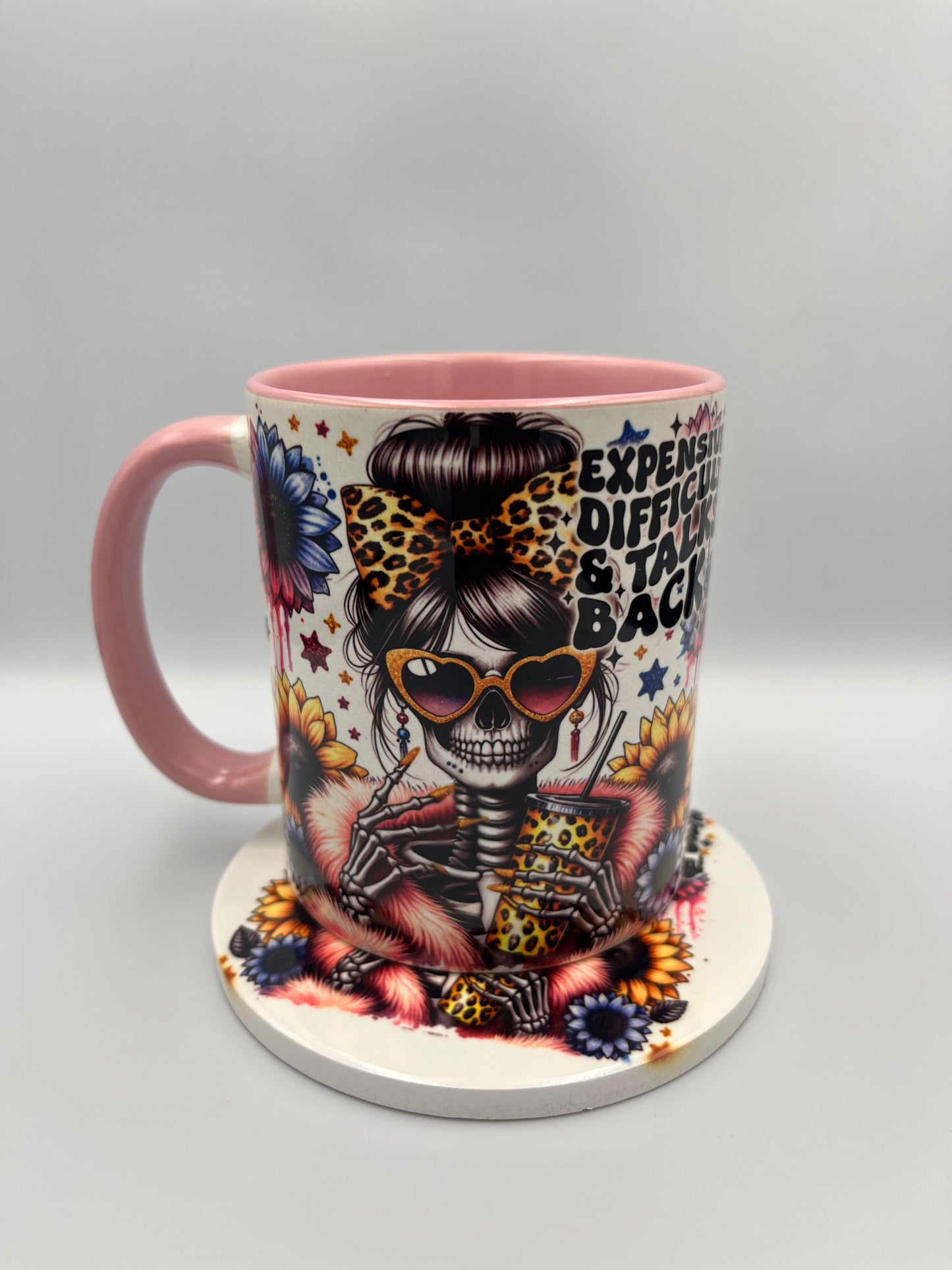 "Expensive, Difficult, and Talks Back" Mug – A Bold Statement in Every Sip