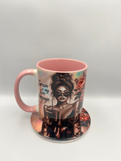 Sarcasm Is My Love Language Mug – Embrace Your Inner Wit