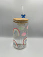 Rainbow Magic: 500ml Color-Changing Rainbow Glass Tumbler