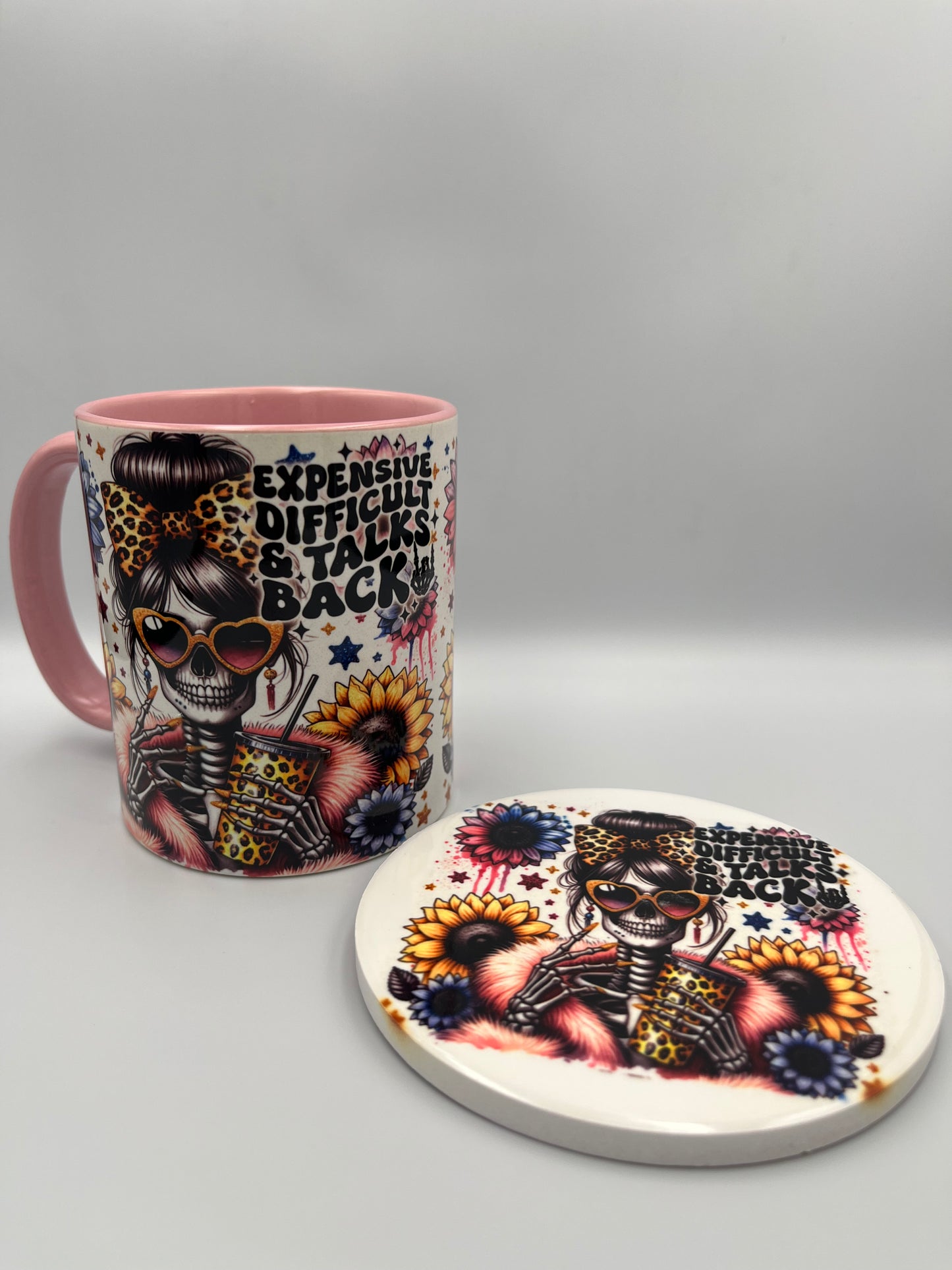 "Expensive, Difficult, and Talks Back" Mug – A Bold Statement in Every Sip