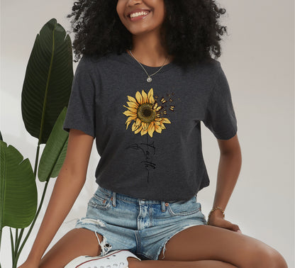 Sunflower & Butterflies Eco Tee