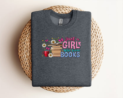 Just a Girl Who Loves Books Eco Tee