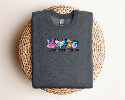 Peace, Love & Coffee Eco Tee