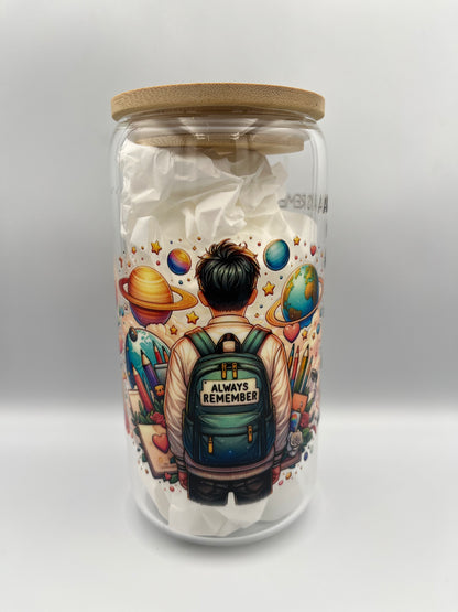 500ml Boys Motivational Space Tumbler