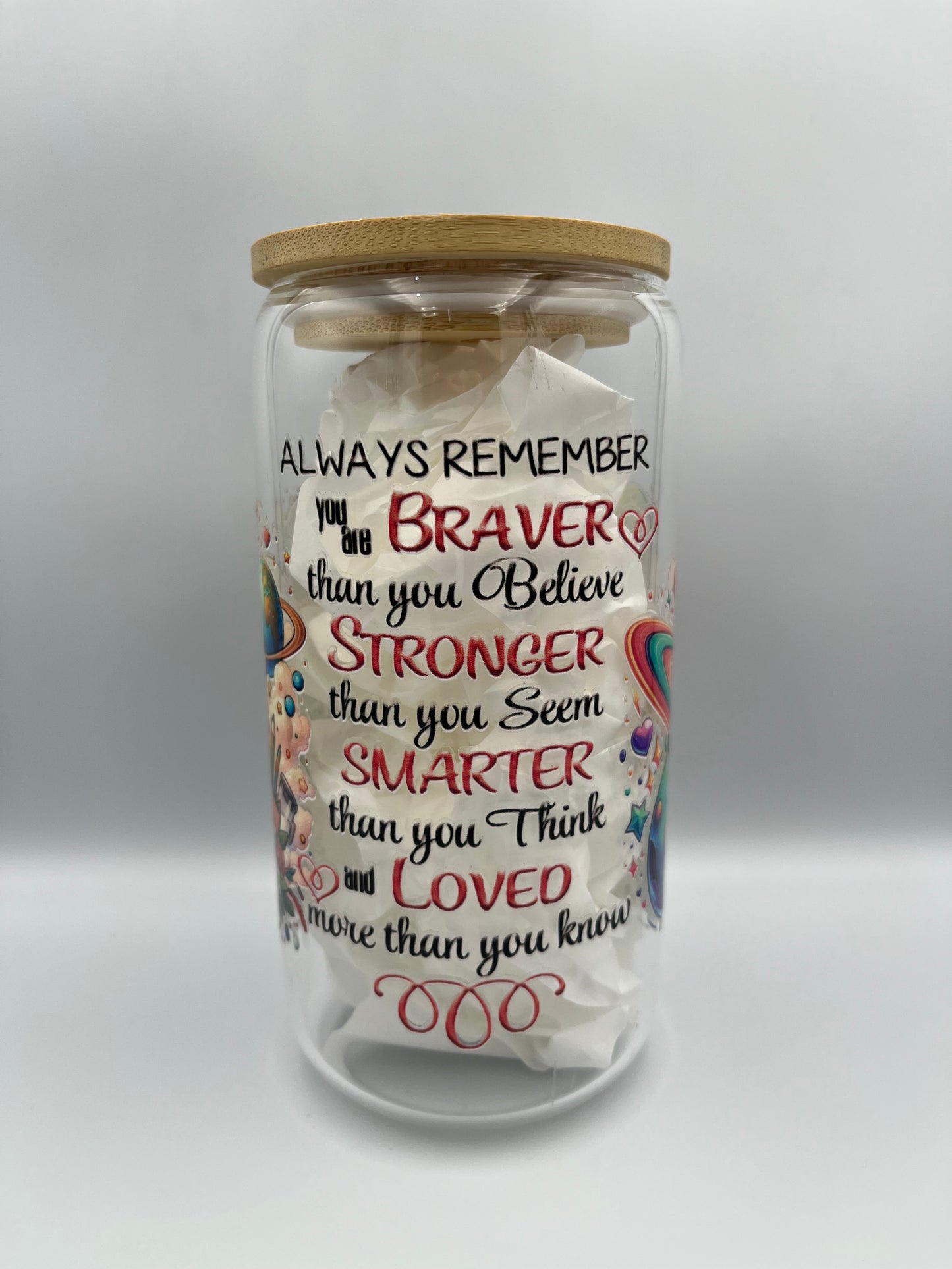500ml Boys Motivational Space Tumbler