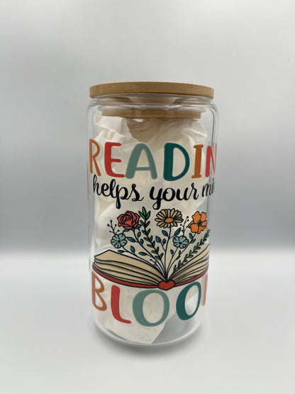 500ml Reading Helps your Mind Bloom