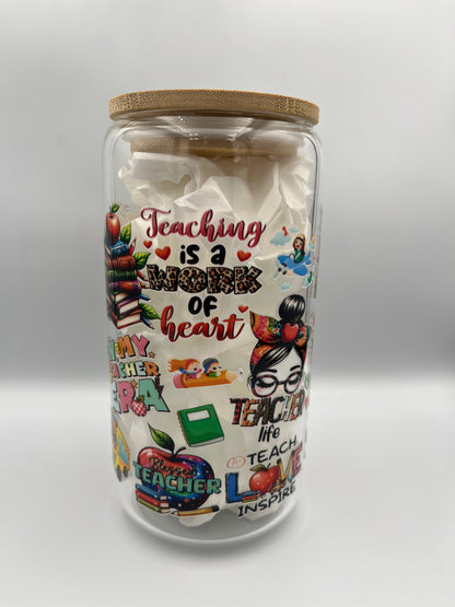 500ml Teacher Quotes Tumbler