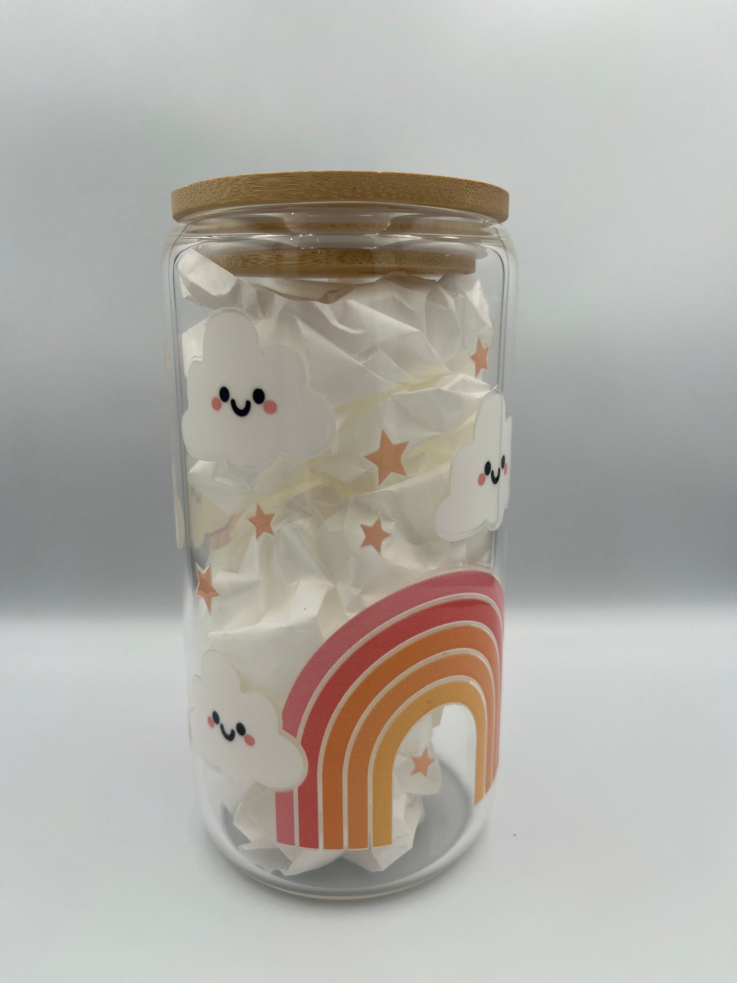 500ml Magic Sky Rainbow and Clouds Tumbler