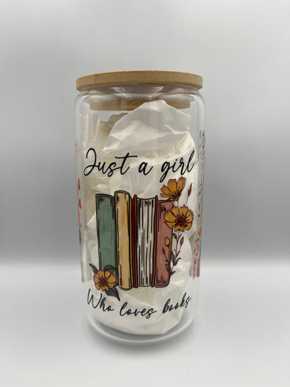 500ml Just a Girl Who Loves Books