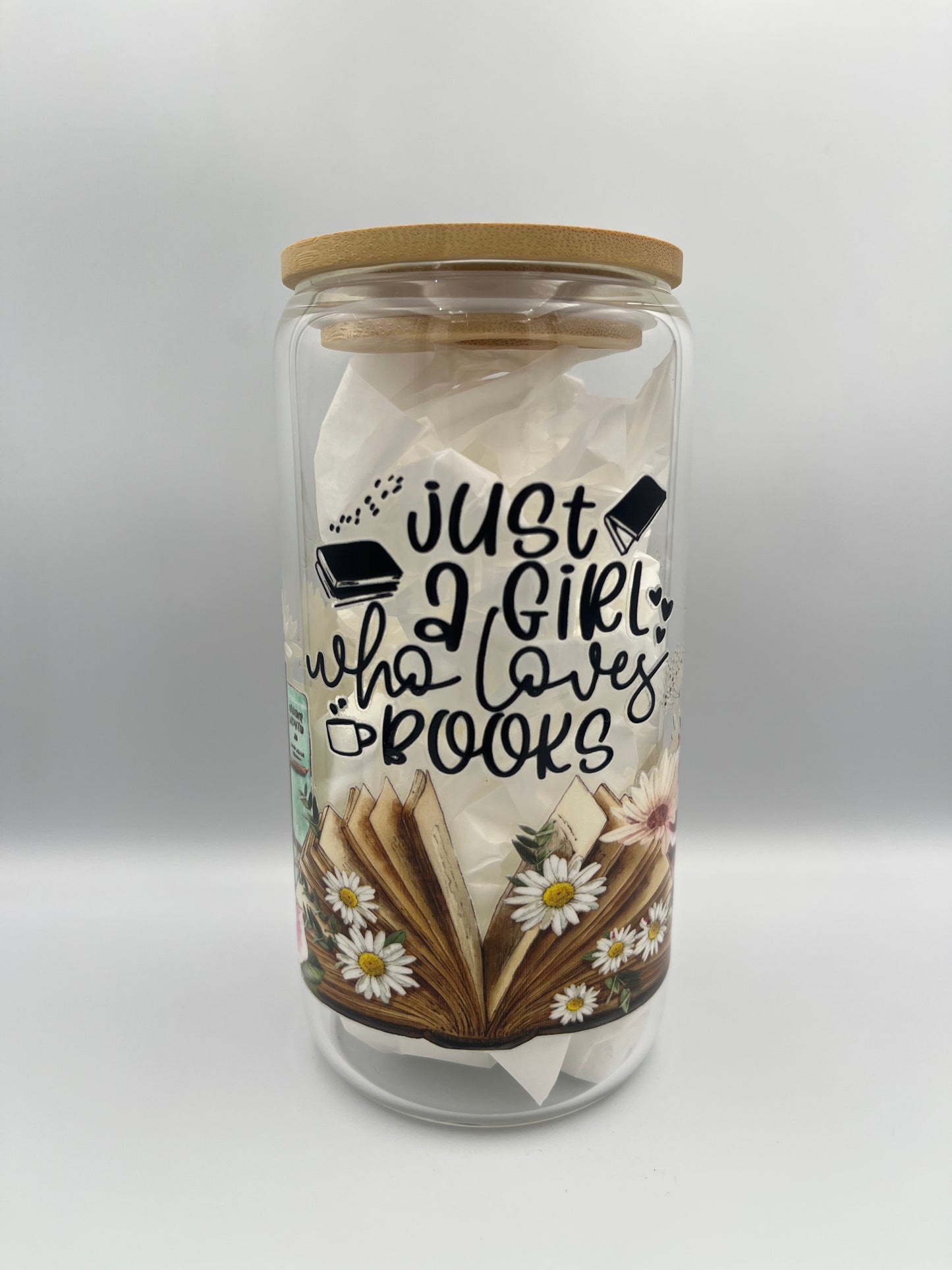 500ml Just A Girl Who Loves Books Tumbler