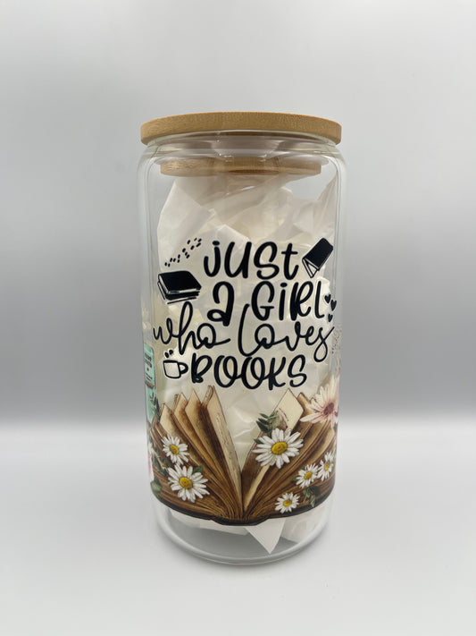 500ml Just A Girl Who Loves Books Tumbler