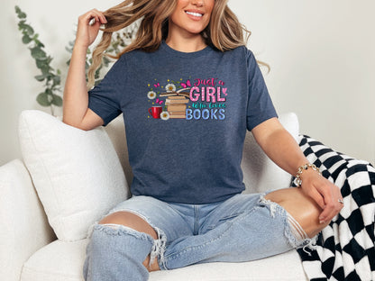 Just a Girl Who Loves Books Eco Tee