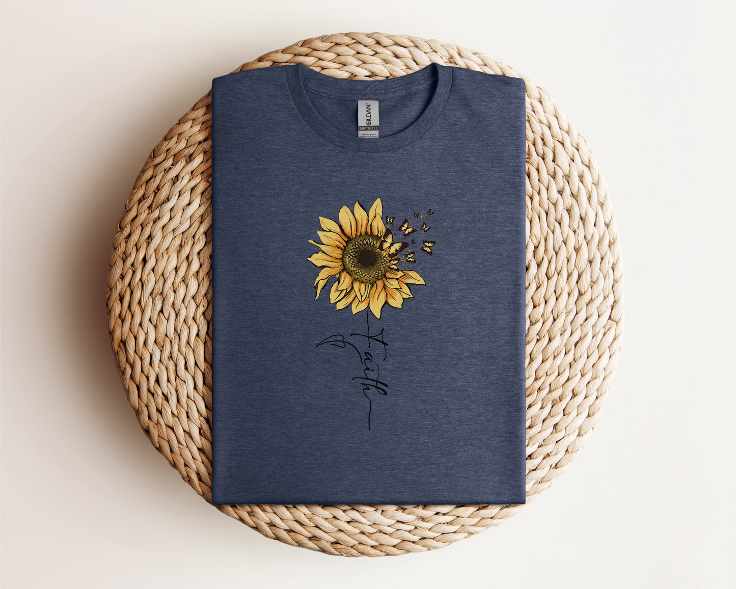 Sunflower & Butterflies Eco Tee
