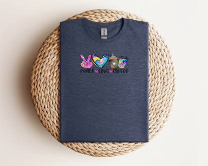 Peace, Love & Coffee Eco Tee