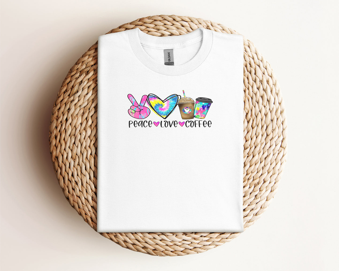 Peace, Love & Coffee Eco Tee