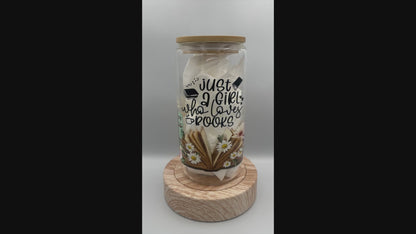 500ml Just A Girl Who Loves Books Tumbler